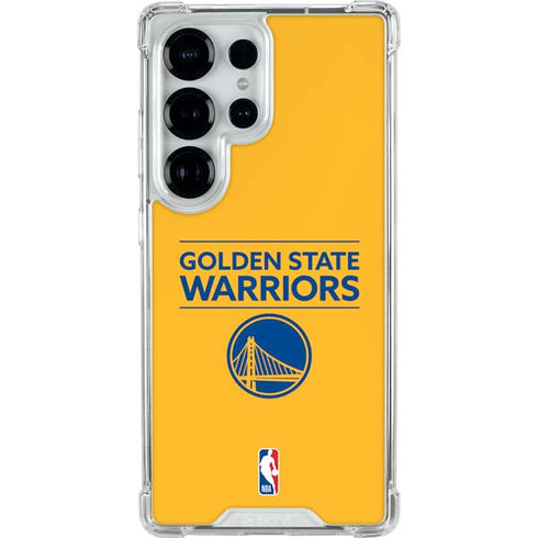 NBA Golden State Warriors Standard - Yellow Galaxy S25 Ultra Clear Case